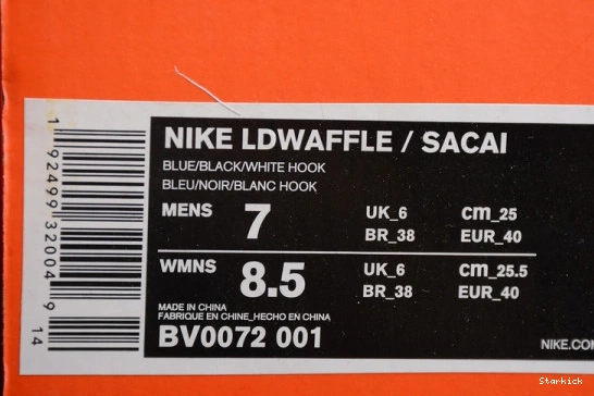 NIKE MID SACAI BV0072-001 BLAZER X BLUE UNIVERSITY 1214